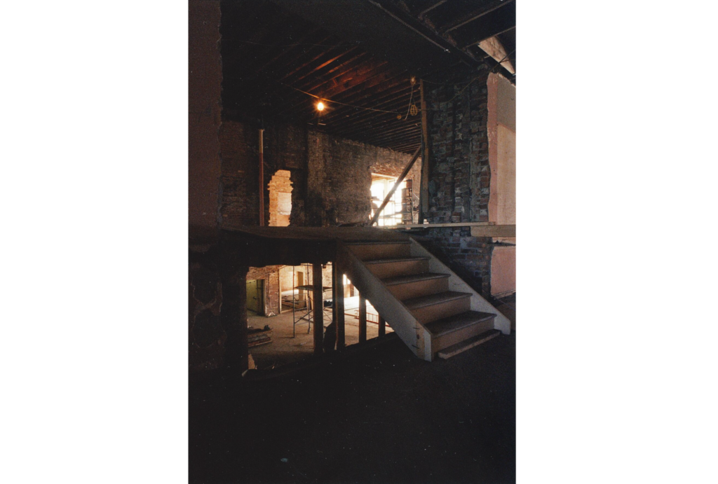 These stairs are still in the same place! Second floor leading to the drawing and painting studios.