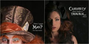 The Mat Hatter and Alice poster