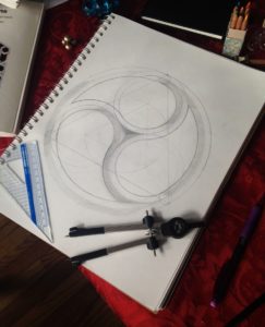 drawing of circles
