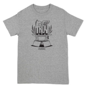 photo of grey tshirt with design