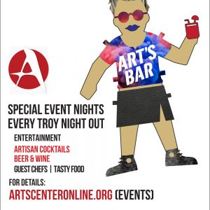 flyer for arts bar rentals